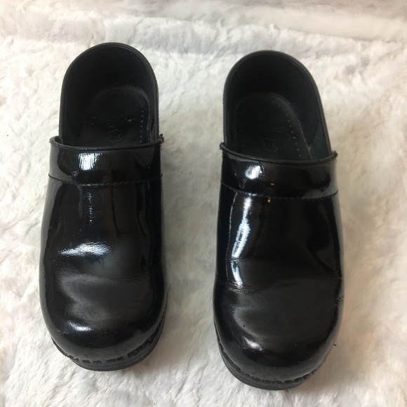 Dansko Shoes - Dansko Black Patent Leather clog size 38 US 8
